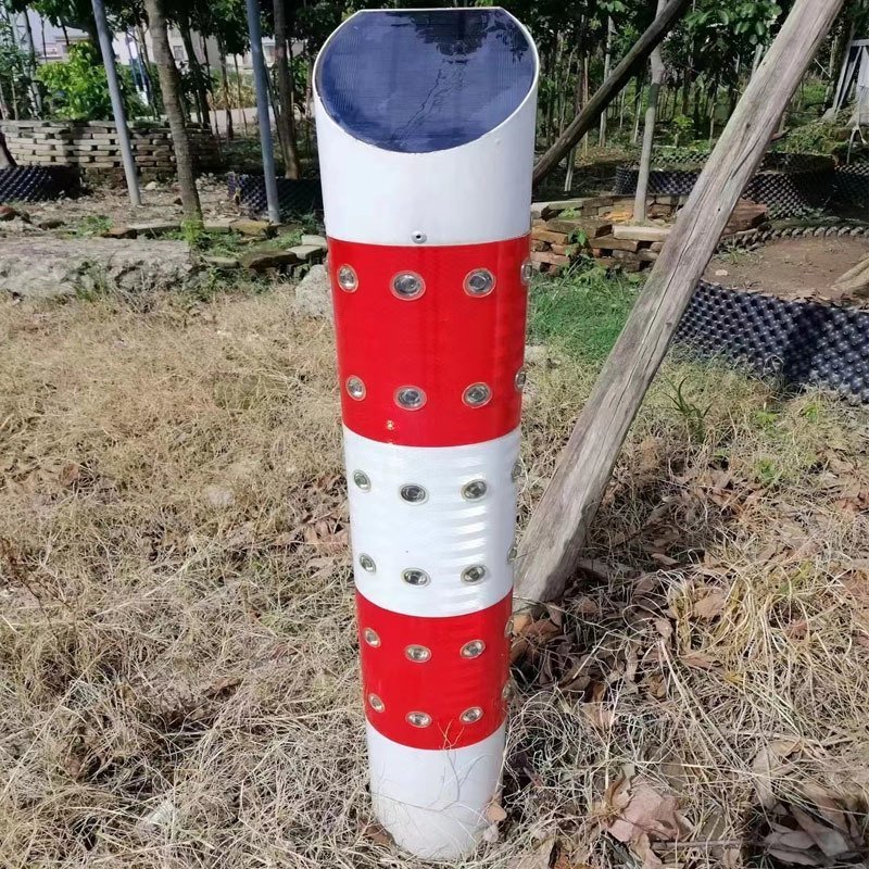 中山太陽(yáng)能警示柱安裝案例