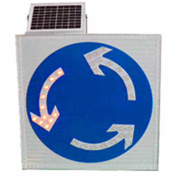 太陽能環(huán)島標(biāo)志牌