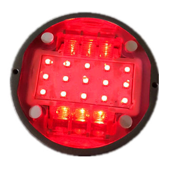 智能斑馬線發(fā)光道釘紅綠雙色頂部帶燈