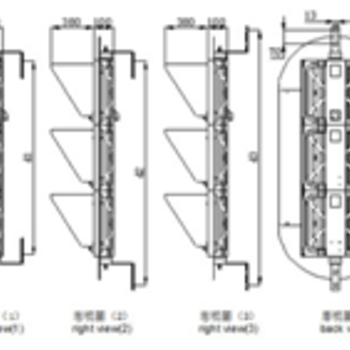 300MM3單元機動車交通指示燈交通紅綠燈
